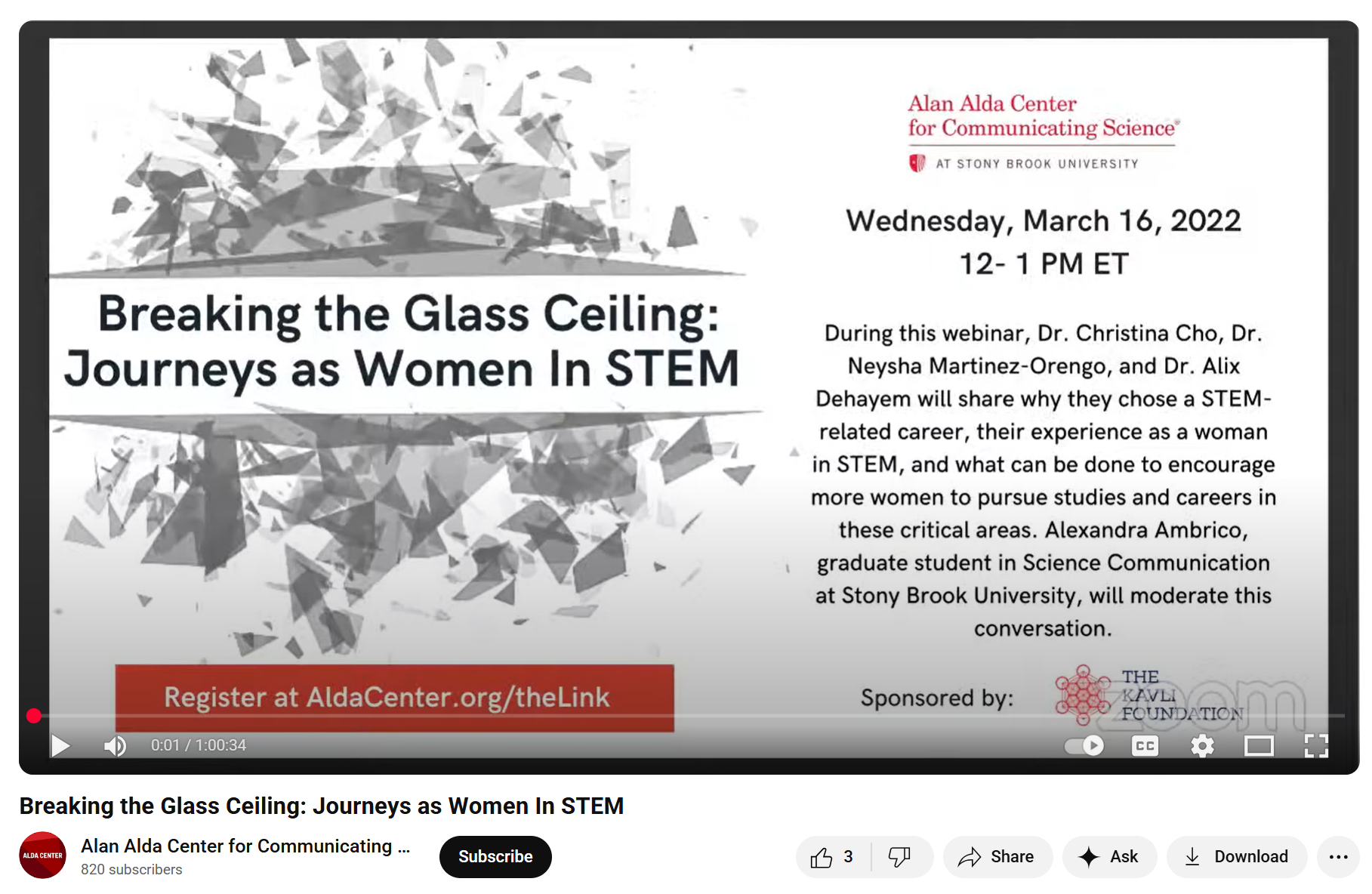 Breaking the Glass Ceiling: Journeys as Women In STEM